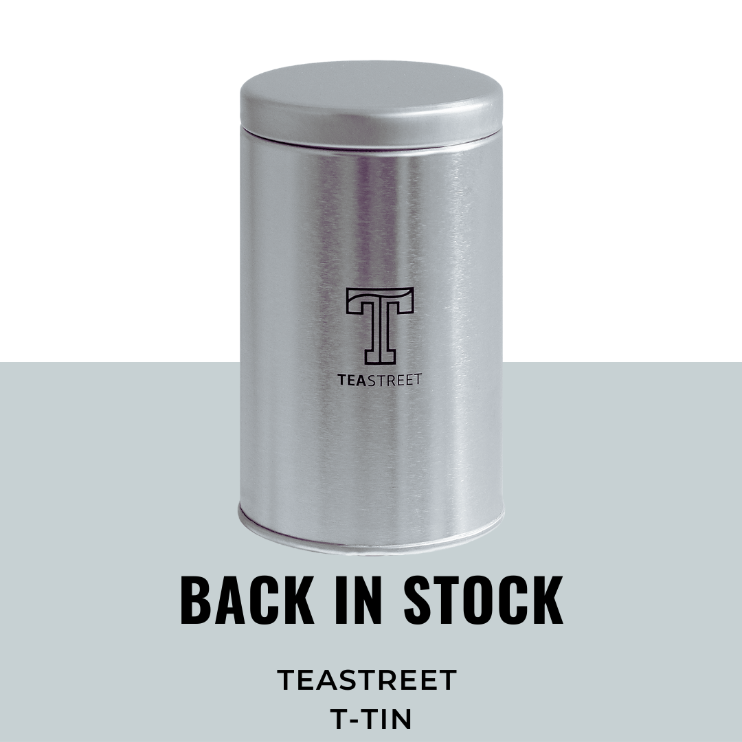 Teastreet T - Tin Back in Stock
